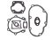 GASKET SET B.207 GASKET SET B.207