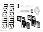 DECAL SET N51 /WHITE-SILVER/