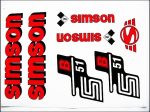 DECAL SET B51 /RED/