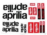DECAL SET APRILIA /BLACK-RED/