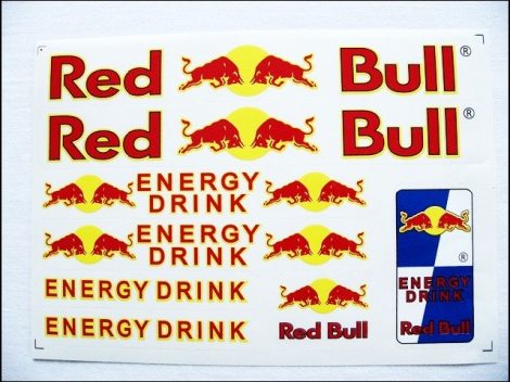 DECAL SET RED BULL