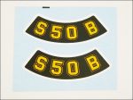 DECAL /YELLOW/ PAIR