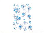 DECAL SET FLOWER BLUE