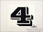 DECAL START NUMBER "4"