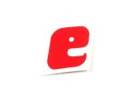 DECAL "e" RED